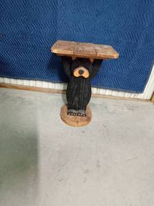 lot 244 image: Wood bear table
