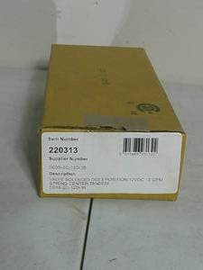 lot 38 image: Hyvair Double Solenoid Directional Control Valve (D03S-2C-12D-35)