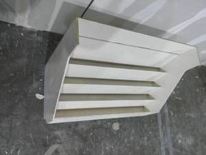 lot 86 image: 36 x 28 12 White BookMagazine Shelf
