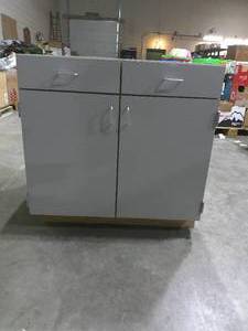 lot 66 image: (34.5 H x 36 W x 29.5 D) 2 Drawer 2 Door Base Cabinet