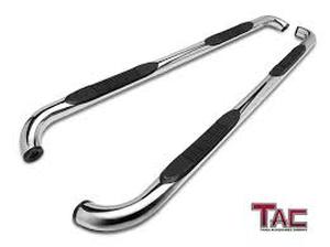 lot 108 image: TAC Stainless Steel 3 Side Steps