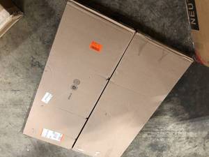 Lot of 2  ClosetMaid SuperSlide 48 in. L x 16 in. D White Wire Closet Shelf Customer Returns See Pictures