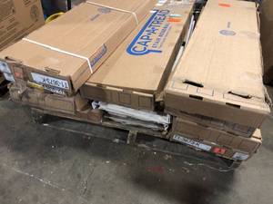 Pallet of Mixed Assorted Flooring Various Models and Conditions   Customer Returns See Pictures