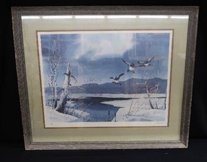 lot 14 image: BEFORE THE FREEZE LES KOUBA SIGNED AND NUMBERED PRINT