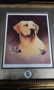 lot 15 image: MAJESTIC MEMORIES 2 BY FRED ROTHENBUSH SIGNED AND NUMBERED DUCKS UNLIMITED PRINT