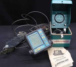 lot 61 image: VINTAGE LOWRANCE FISH LO-K-TOR AND A TOURNEMENT LEADER 3300 FISH GRAPH