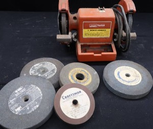 lot 81 image: MONTGOMERY WARD 5 BENCH GRINDER