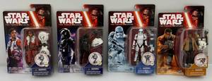 lot 87 image: Misc. Hasbro STAR WARS (The Force Awakens) 3.5 Action Figures (NIB)