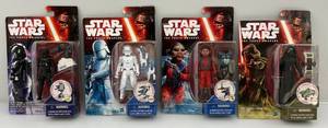 lot 89 image: Misc. Hasbro STAR WARS (The Force Awakens) 3.5 Action Figures (NIB)