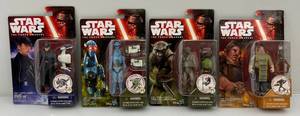 lot 90 image: Misc. Hasbro STAR WARS (The Force Awakens) 3.5 Action Figures (NIB)