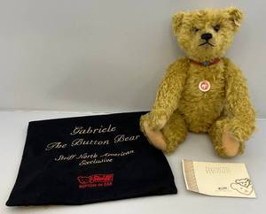 lot 147 image: 19 Steiff (Gabriele The Button Bear) North American Exclusive Limited Edition 8361500 EIN 668562 With Original Bag  & Matching COA