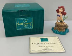 lot 151 image: Vintage WDCC  Seaside Serenade  (Ariel) Little Mermaid (NIB) With COA