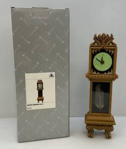lot 155 image: Vintage Disney Parks Exclusive (Haunted Mansion) Glowing Grandfather Clock 13 Hour 50th Anniversary