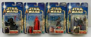 lot 158 image: Misc. Vintage STAR WARS Attack Of The Clones Action Figures (NOC)