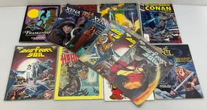 lot 166 image: Misc. Vintage Large Comics Including Frankenstein & More