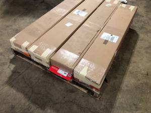 lot 5 image: 8 Boxes of A&A Surfaces Alton Adell 7.7 in W x 48 in. L Waterproof Hybrid Rigid Core Flooring (17.96 sq. ft.case)  Customer Returns See Pictures