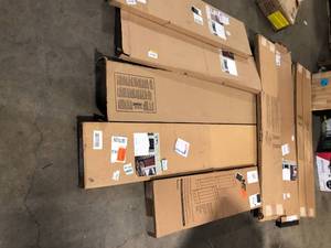 lot 12 image: Lot of Assorted Window Shutters Various Models and Conditions Customer Returns See Pictures