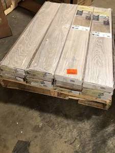 lot 13 image: Pallet of TrafficMaster Camden Lake Oak 7 mm T x 8 in. W Laminate Wood Flooring (23.9 sqftcase) Customer Returns See Pictures