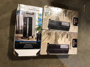 lot 21 image: Lot of Assorted Heaters  Various Models and ConditionsCustomer Returns See Pictures