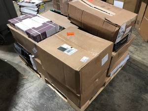 lot 30 image: Pallet of Assorted Mixed Ceramic Flooring Various Models and Conditions  Customer Returns See Pictures