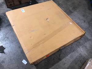 lot 41 image: StyleWell Saskia Sable Brown Wood Round Dining Table for 4 (42 in. L x 30 in. H)  Customer Returns See Pictures