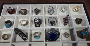 Lot Of Assorted Rings-Not The Tray