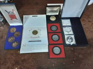 Set Of Commemorative Collectible Coins