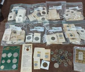 Misc. Coins From Germany, Austria, Switzerland, Great Britain, Canada, France, Mexico, China, War Coins, Iraq, More