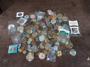 Large Collection Of Bus, Train & Other Tokens