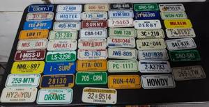 General Mills Mini License Plate Collection 48-50 US States