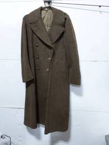 Vintage Military Overcoat Size 40L