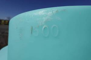 lot 11 image: 1500 Gallon Plastic Liquid Tank