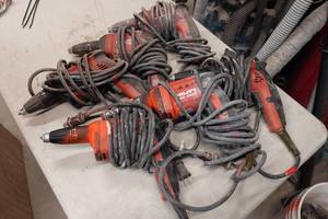 lot 513 image: 6 Hilti Corded Drywall Screwdrivers