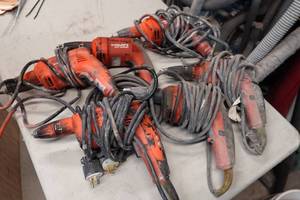 lot 514 image: 6 Hilti Corded Drywall Screwdrivers