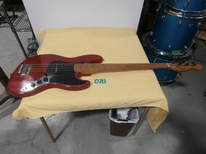 lot 70 image: Vintage Bass Guitar with Fender Jazz Decal