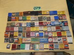 lot 79 image: Large Group of Vintage Match Books
