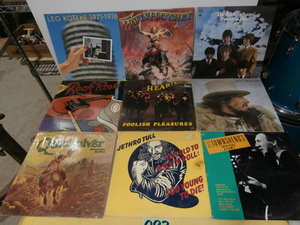lot 83 image: 9 Vintage Rock Vinyl Albums
