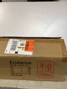 lot 48 image: Eridanus Turner 14 in. x 7 in. Crisp White Vitreous China Rectangular Wall-Mount Bathroom Sink with Faucet Hole    Customer Returns See Pictures