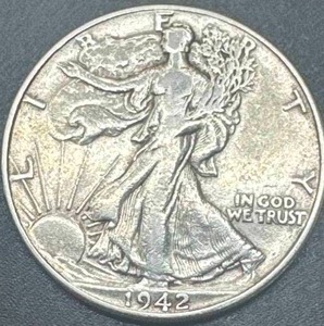 1942-P Walking Liberty Half Dollar