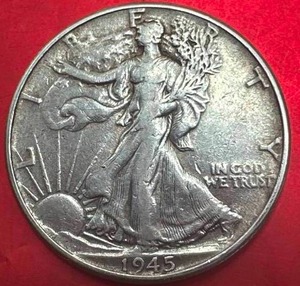 1945-P Walking Liberty Half Dollar