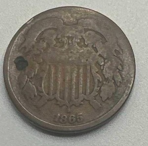 2 Cent Piece from 1865