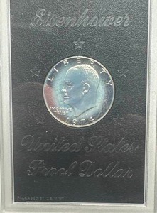 1974-S Proof Eisenhower Dollar (Brown Ike, beautiful tone)