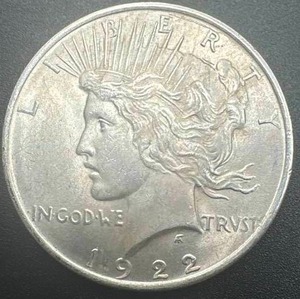 1922-P Silver Peace Dollar (XF  AU)