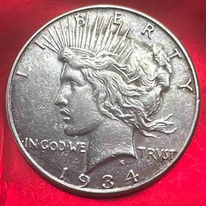 1934-P Silver Peace Dollar (VF  XF)