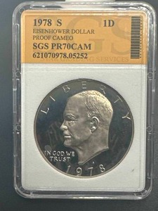1978-S Proof Eisenhower Dollar (sgs PR70 CAM)