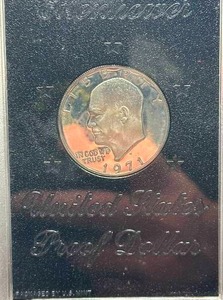 1971-S Proof Eisenhower Dollar (brown Ike)