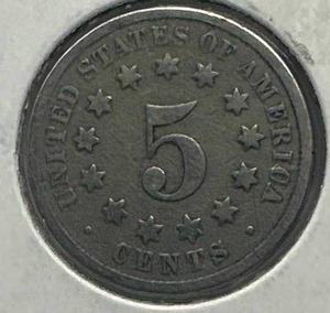 1872 Shield Nickel