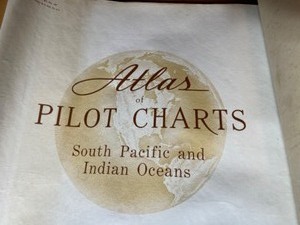 Antique Topographic Maps(1923) Hawaiian Islands Honolulu, Kahului Harbor, Maui, Kauai Etc., 1957-1968 Atlas of Pilot Charts South Pacific and Indian Oceans...