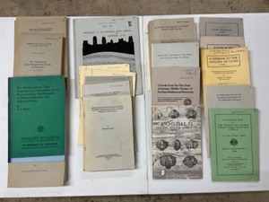 Ephemeral Geological Paleontography Informational Maps Surveys Reports Etc. Nebraska, Kansas, Indiana, Missouri, Kentucky, Utah