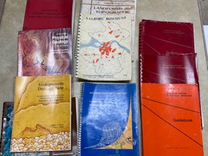 Vintage Guidebooks Surveys Etc. Including Field Geology in the Rocky Mountains, Historical Geology, 1951 Minnesota Landforms and Topographical Maps